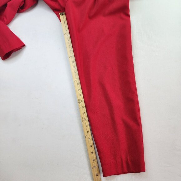 Vintage Pants Suit First Focus Red 13/14 Pockets Clown Mother Wedding Event Hat - Picture 14 of 16
